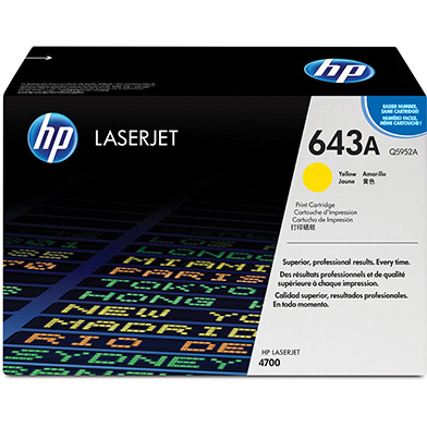 HP CNHPQ5952A 643A Yellow Print Cartridge (10,000 Pages)